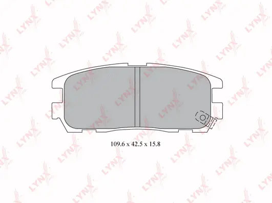 Brake Pad Set, disc brake (BD-3803)