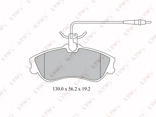 Brake Pad Set, disc brake (BD-2203)