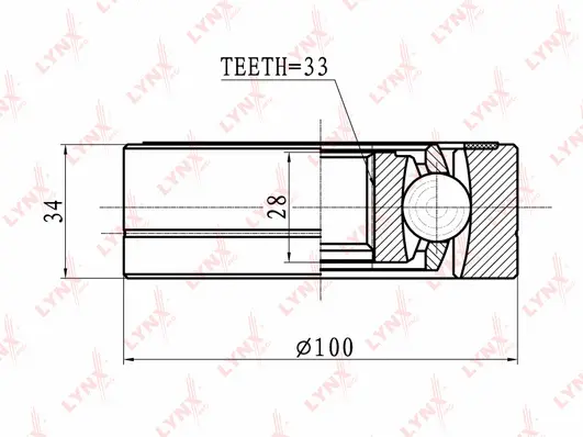 Joint Kit, drive shaft (CI-8009)