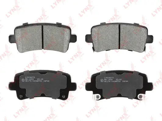 Brake Pad Set, disc brake (BD-1820)