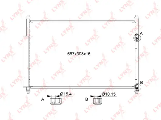 Condenser, air conditioning (RC-0097)