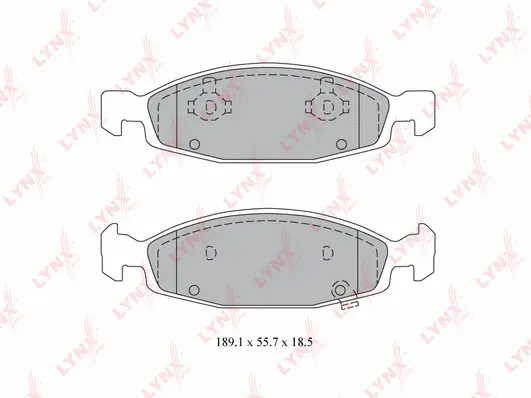 Brake Pad Set, disc brake (BD-4202)