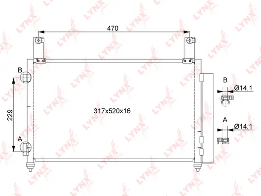 Condenser, air conditioning (RC-0030)