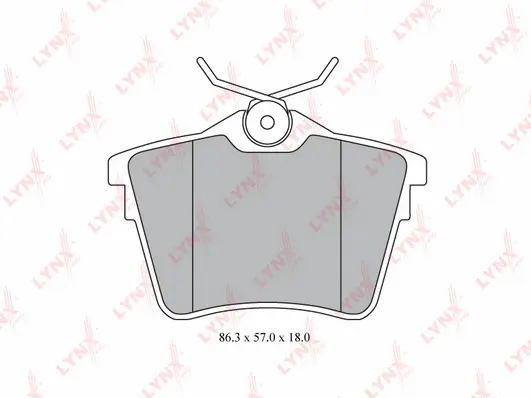 Brake Pad Set, disc brake (BD-6111)