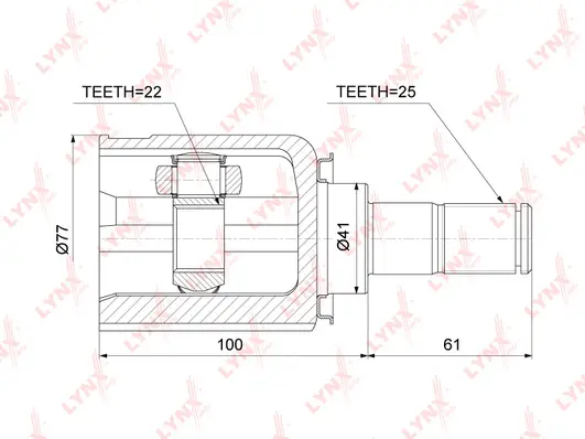 Joint Kit, drive shaft (CI-3743)