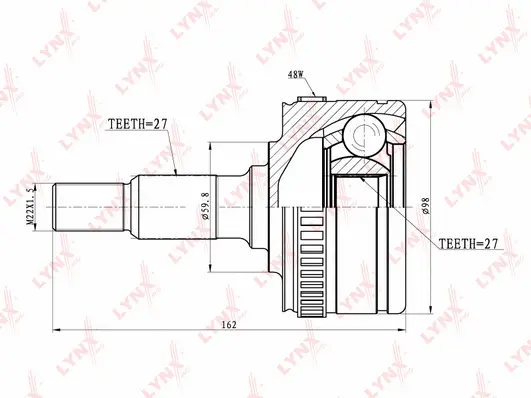 Joint Kit, drive shaft (CO-5300A)