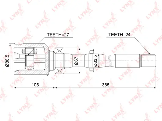 Joint Kit, drive shaft (CI-3728)