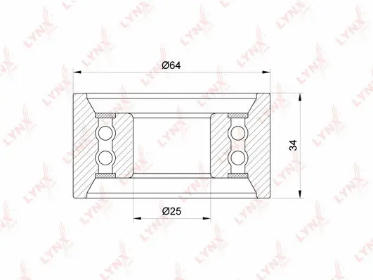 Tensioner Pulley, timing belt (PB-1321)