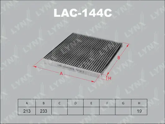 Filter, cabin air (LAC-144C)