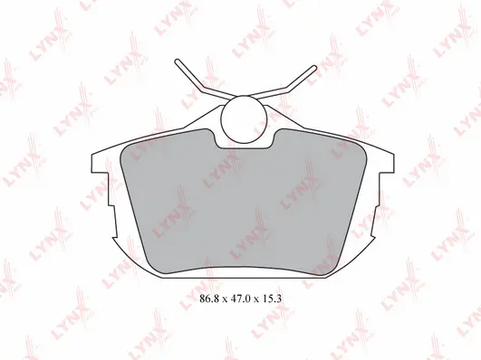 Brake Pad Set, disc brake (BD-5523)