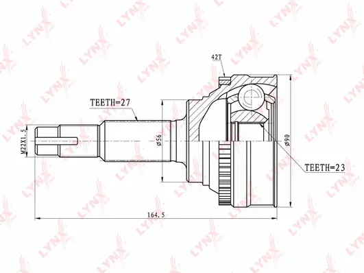 Joint Kit, drive shaft (CO-5706A)