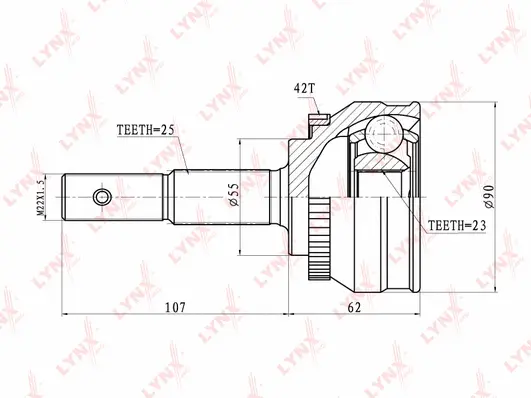Joint Kit, drive shaft (CO-5738A)