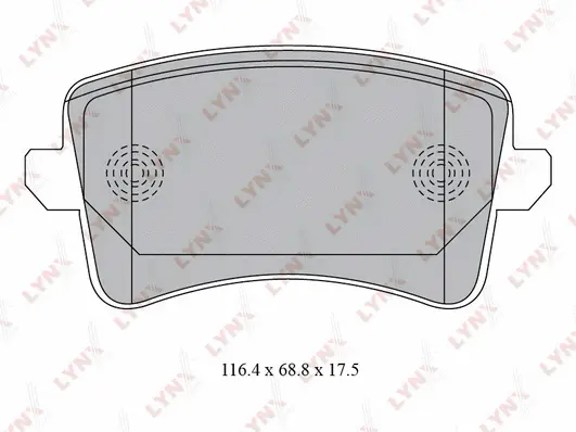 Brake Pad Set, disc brake (BD-1223)