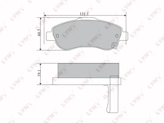 Brake Pad Set, disc brake (BD-3418)