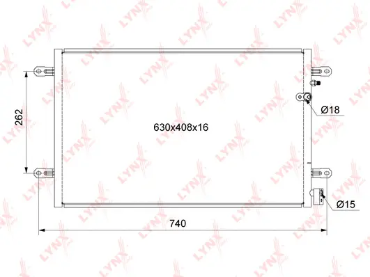 Condenser, air conditioning (RC-0132)