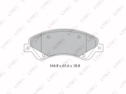 Brake Pad Set, disc brake (BD-3034)