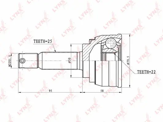 Joint Kit, drive shaft (CO-3600)