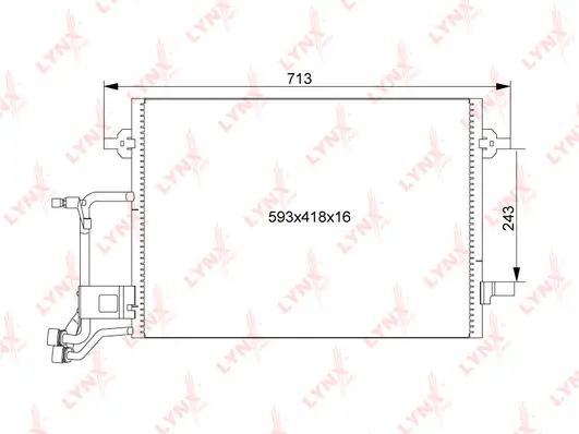 Condenser, air conditioning (RC-0129)