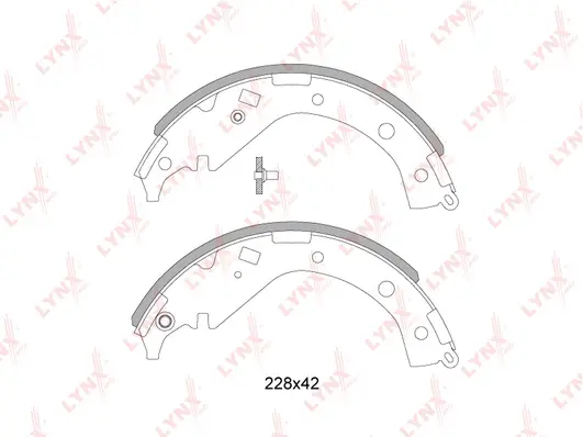 Brake Shoe Set (BS-7524)