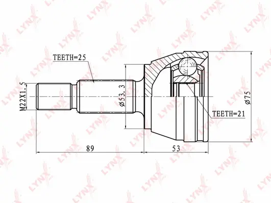 Joint Kit, drive shaft (CO-3003)