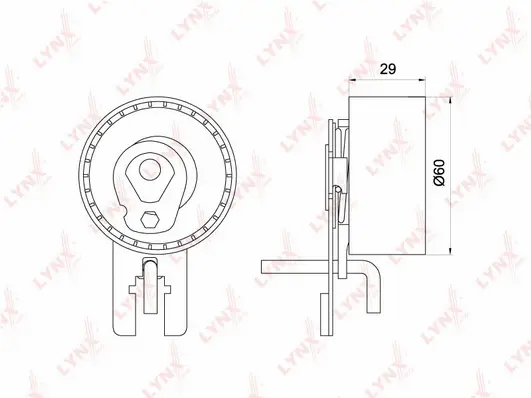 Tensioner Pulley, timing belt (PB-1193)