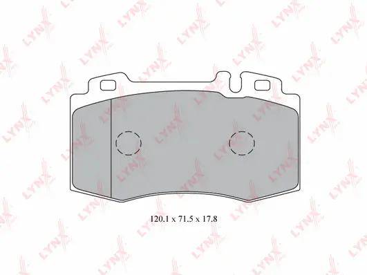 Brake Pad Set, disc brake (BD-5327)