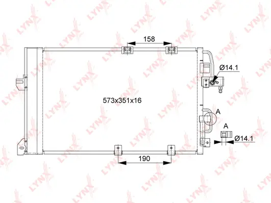 Condenser, air conditioning (RC-0385)