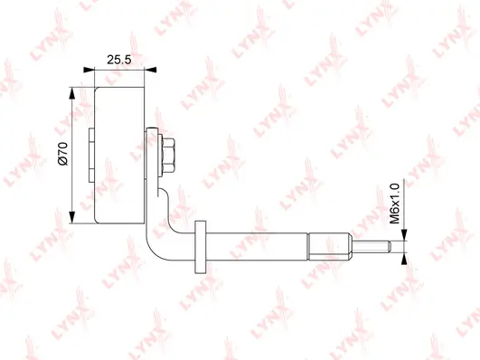 Tensioner Pulley, V-ribbed belt