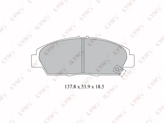 Brake Pad Set, disc brake (BD-3421)