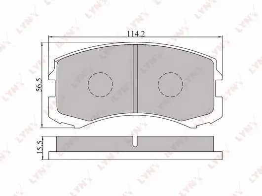 Brake Pad Set, disc brake (BD-5503)