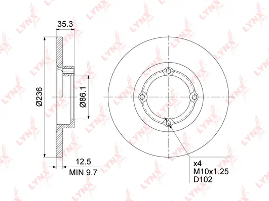 Brake Disc (BN-1359)