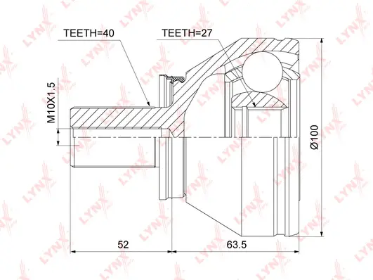 Joint Kit, drive shaft (CO-3832)