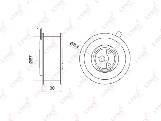 Tensioner Pulley, timing belt (PB-1003)