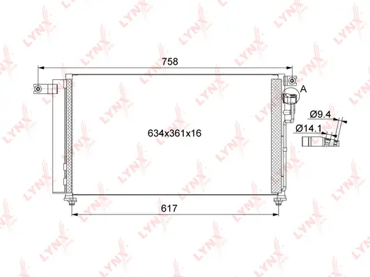 Condenser, air conditioning (RC-0063)