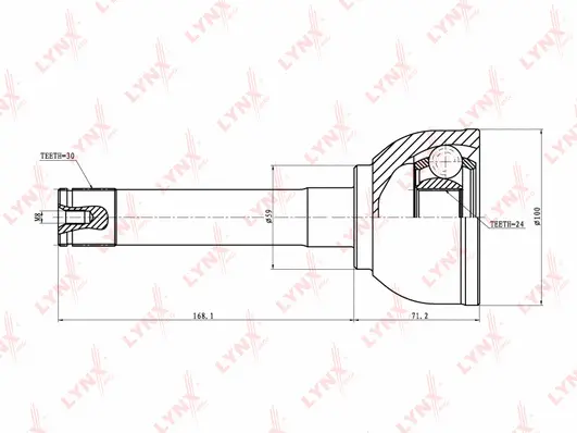 Joint Kit, drive shaft (CO-7530)