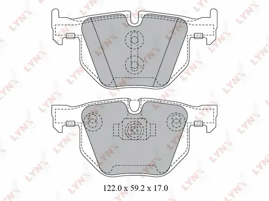 Brake Pad Set, disc brake (BD-1428)