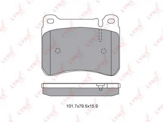 Brake Pad Set, disc brake (BD-5351)