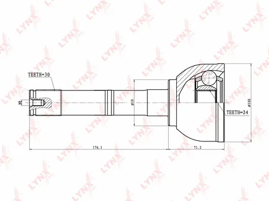 Joint Kit, drive shaft (CO-7531)