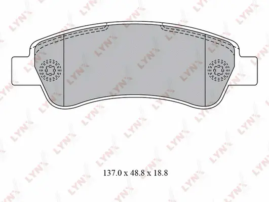 Brake Pad Set, disc brake (BD-2830)
