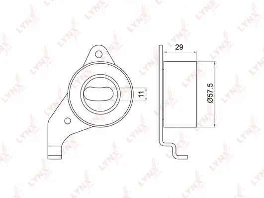 Tensioner Pulley, timing belt (PB-1065)