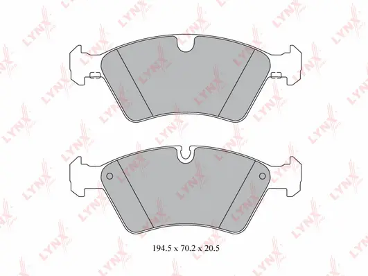 Brake Pad Set, disc brake (BD-5330)