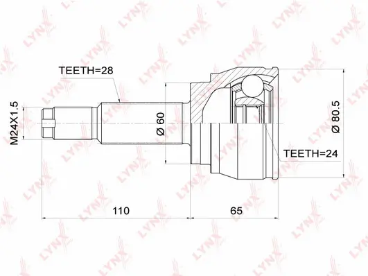 Joint Kit, drive shaft (CO-3762)