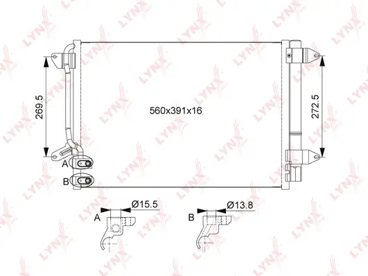 Condenser, air conditioning (RC-0528)