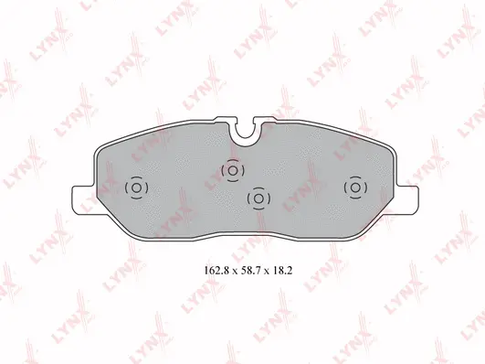 Brake Pad Set, disc brake (BD-5003)
