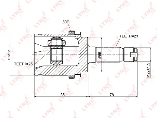 Joint Kit, drive shaft (CO-3768A)