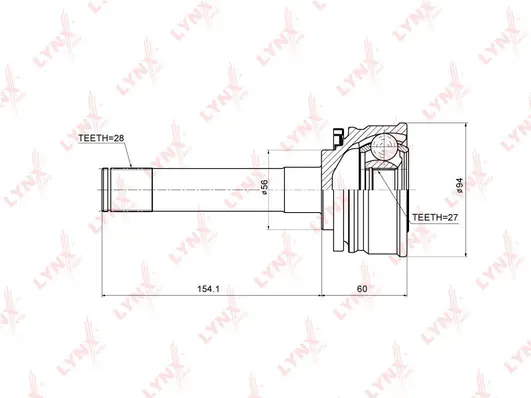 Joint Kit, drive shaft (CO-5506)