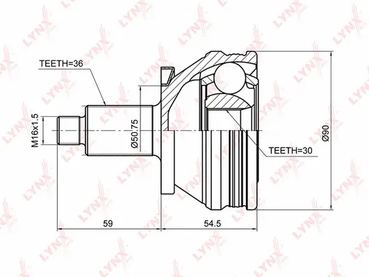 Joint Kit, drive shaft (CO-1225)