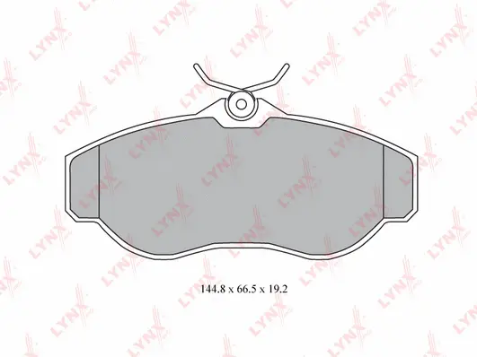 Brake Pad Set, disc brake (BD-5002)