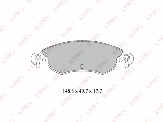 Brake Pad Set, disc brake (BD-2207)