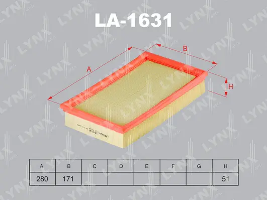 Air Filter (LA-1631)
